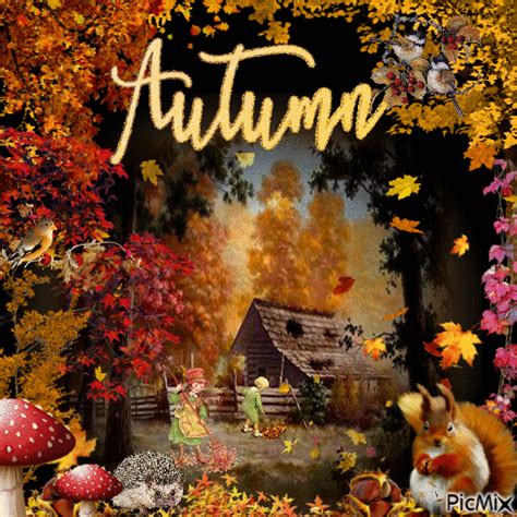 10 Beautiful Autumn And Fall Animated Images