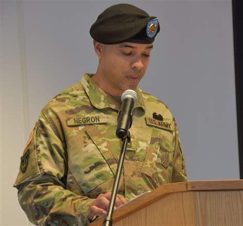 First Sgt Jaime E Negrón Assumes Responsibility Of Benelux Hhc
