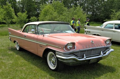 Class Of 57 Chrysler In Salmon Pink With Whitewalls Bob Anderson