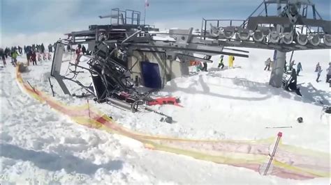 Skilift Horror Accident Gudauri Georgien Part 2 16318 Skilift Unfall