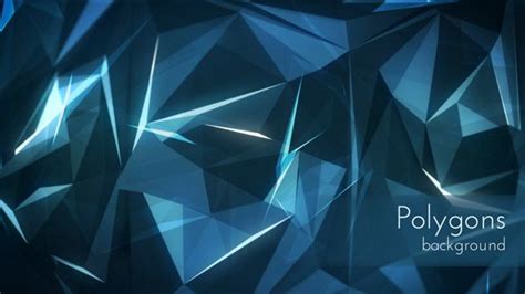 Polygons Background Blue Colour Images Background Polygon
