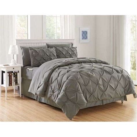 All Season Luxury Bed In Bag Luxury 8 Piece Pintuck Comforter Set
