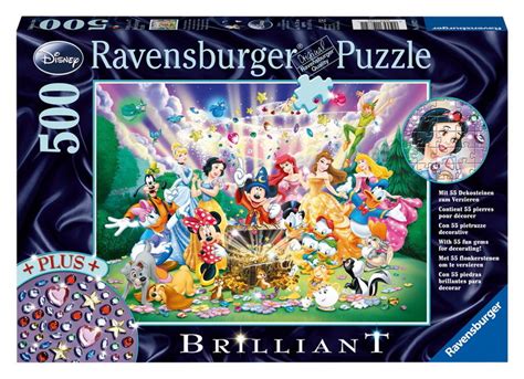 Ravensburger 500 Piece Brillant Jigsaw Puzzle Disney Treasure Board
