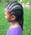Perfect cornrows and braids with hot pink Sweet Pea GaBBY Bows by The ...