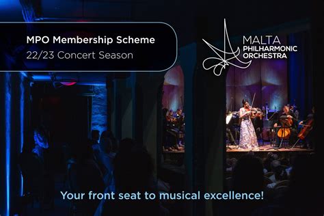 Mpo Membership Scheme Malta Philharmonic Orchestra
