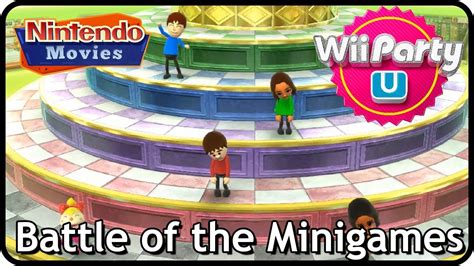 Wii Party U Battle Of The Minigames Multiplayer Youtube