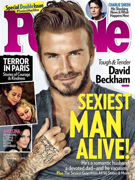 Spot On David Beckham Is People Magazine S Sexiest Man Alive For 2015 Bellanaija