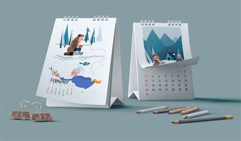 25 Best New Year 2020 Wall And Desk Calendar Designs For Inspiration