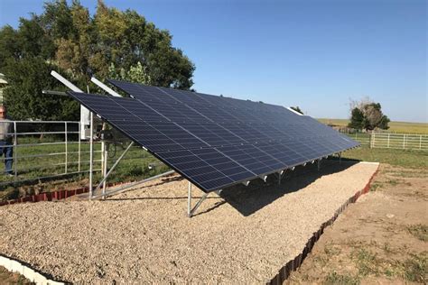 Solar Panel Ground Mount Installation For Uneven Terrain ~ The Power Of