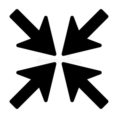Icono De Cuatro Flechas Diseño Plano Simple Diseño Móvil De