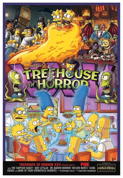 Treehouse Of Horror Xxv In 2021 Simpsons Treehouse Of Horror Tree House The Simpsons