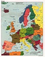 Maps of Western Europe: Americans are possibly the most geographically ...