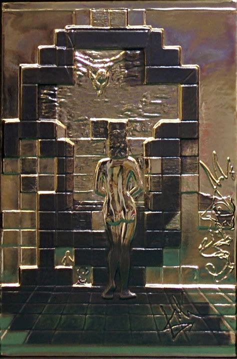 Lincoln In Dalivision Gold By Salvador Dali Grun Art