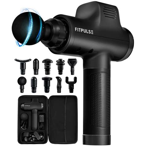 Fitpulse Muscle Massage Gun For Athletes Percussion Massager Deep