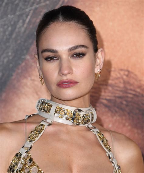 Lily James Sexy Cleavage Hot Celebs Home