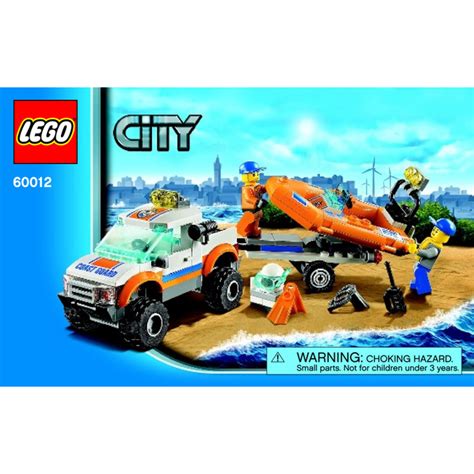 Lego Coast Guard 4x4 And Diving Boat Set 60012 Instructions Brick Owl