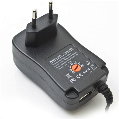Plug In Universal Power Supply Adapter 312vdc 30w
