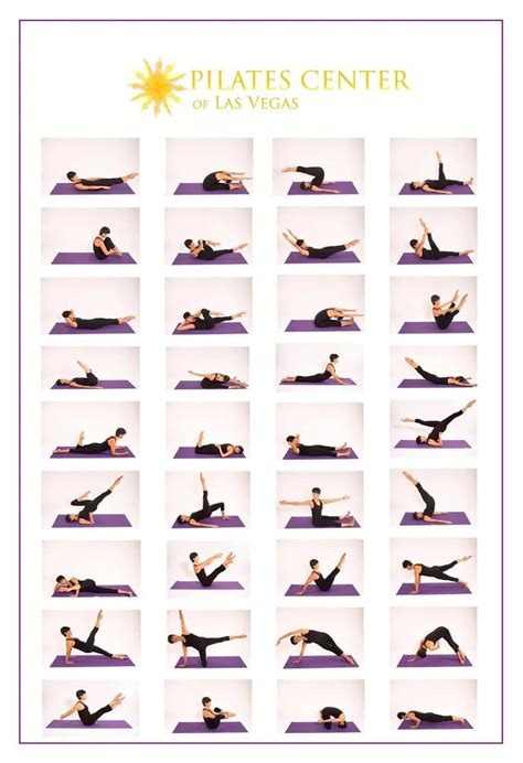 A Woman Doing Yoga Poses On Her Stomach And Back With The Words Pilates