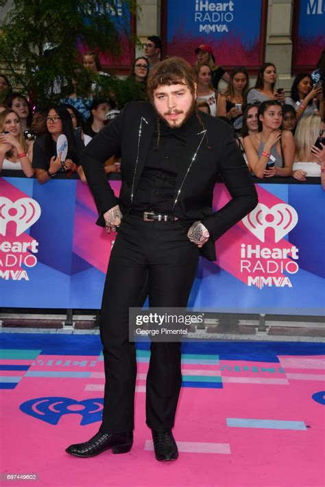 Post Malone Arrives At The 2017 Iheartradio Muchmusic Video Awards At