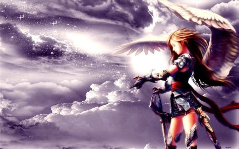 14 Anime Girl Angel Wallpaper Hd Baka Wallpaper