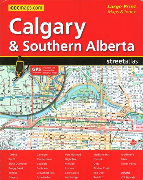 Buy Map Calgary And Southern Alberta Street Atlas Large Print By