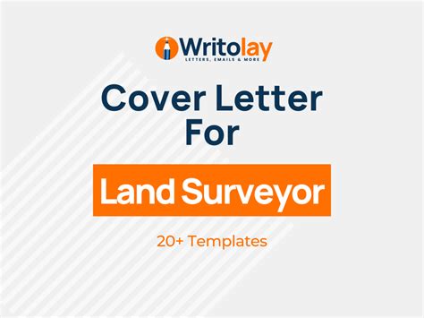 Land Surveyor Cover Letter Example 6 Templates Writolay