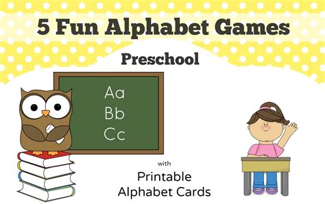 5 Fun Preschool Alphabet Games Planning Playtime