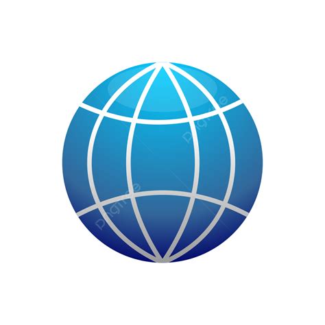 Desain Ikon Bola Dunia Globe Bumi Ikon Bumi Png Dan Vektor Dengan Background Transparan Untuk