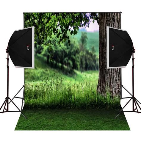 Forest Mountain Nature Scenic Photography Studio Vinyl Backdrops For