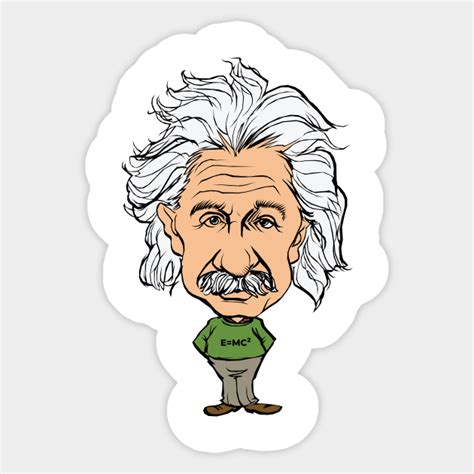 Albert Einstein Albert Einstein Sticker Teepublic