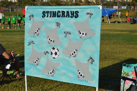 Diy Soccer Banner Meet The Stingrays