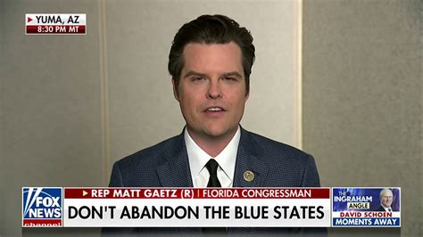 Matt Gaetz Im Not For A National Divorce Between Red And Blue States Fox News Video