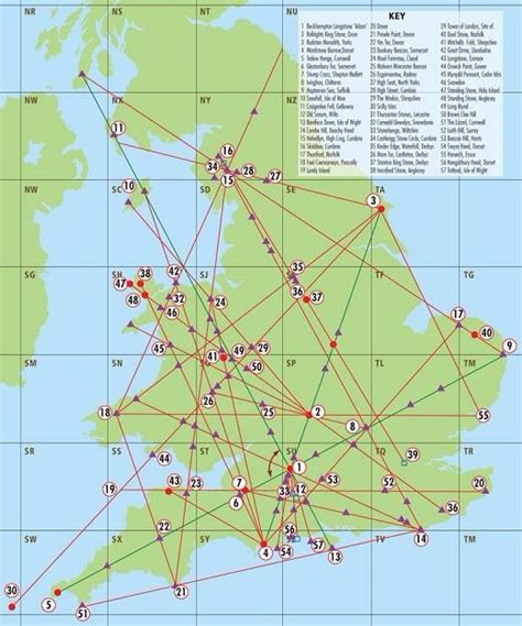 29 Ley Lines United States Map Maps Online For You