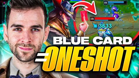 Ce Build Twisted Fate ONESHOT EN 1 SEUL BLUE CARD ABUSÉ YouTube