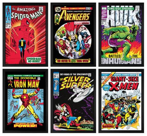 Marvel Superheroes Collection Set Of 6 Hs By Stan Lee For Sale On Art