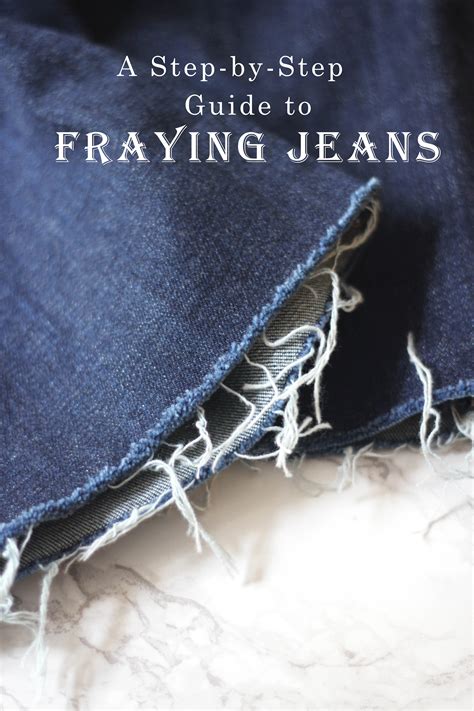 How To Fray Jeans Ridgelys Radar