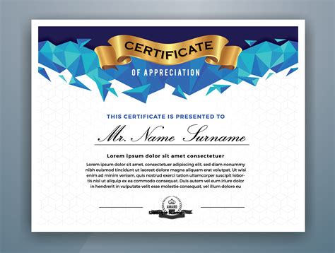 Sertifikat Template Certificate Template For Pages And Pdf