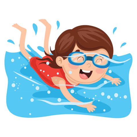 Top 60 Child Swimming Pool Swimming Cartoon Clip Art Vector Graphics