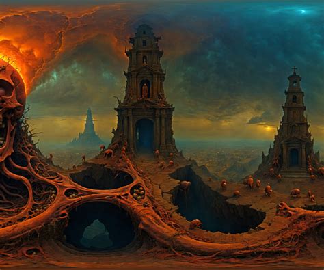 Artstation Hdri Hellscape Panoramas Artworks