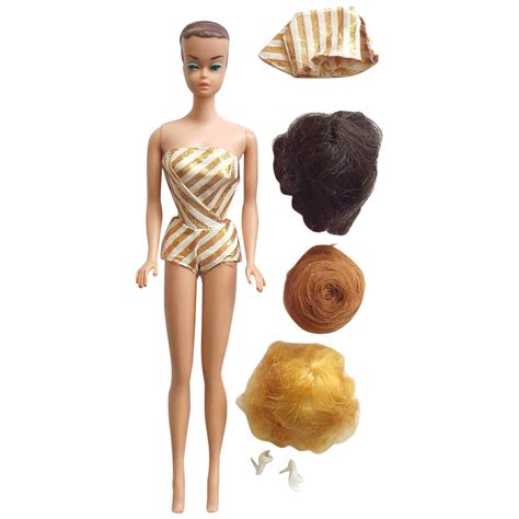 Vintage Mattel Fashion Queen Barbie Doll With 3 Wigs Sold On Ruby Lane