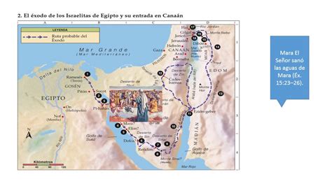 Siga Adelante O R De Arbitraje Mapa Del Exodo Del Pueblo De Israel Paz