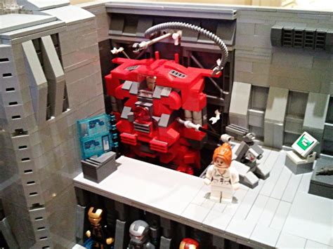 Impressive Lego Iron Man Hall Of Armor Favbulous