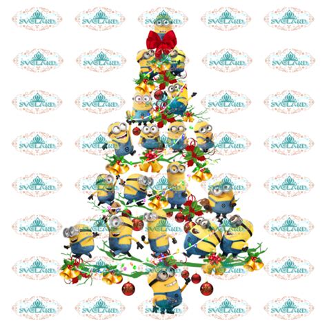 Minion, minion design, christmas tree, Christmas, Christmas gift, Christmas outfit, Christmas ...