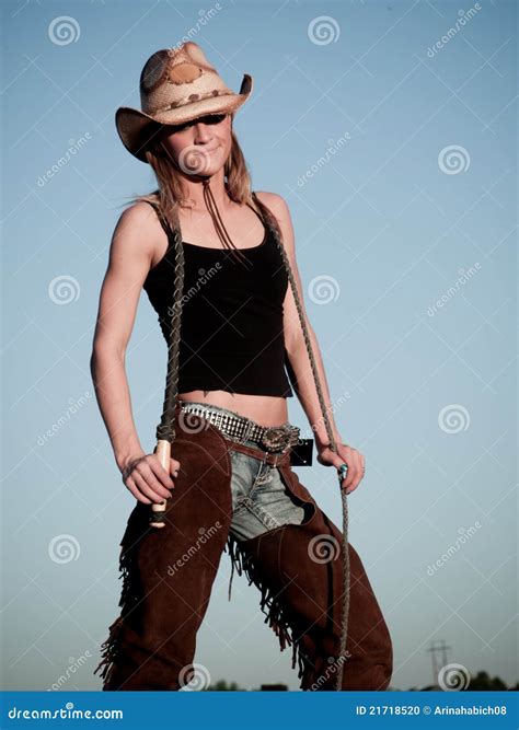 Cowgirl Stock Photo Image Of Cowgirl Whip West Brown 21718520
