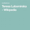 Teresa Lubomirska - Wikipedia | Teresa, Wikipedia