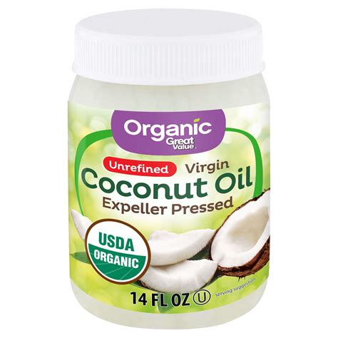 Great Value Organic Unrefined Virgin Coconut Oil 14 Fl Oz Walmart Inventory Checker Brickseek