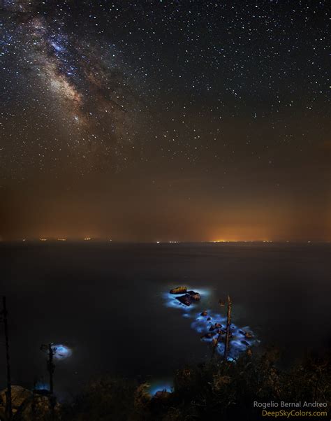 Apod 2015 April 24 Blue Tears And The Milky Way