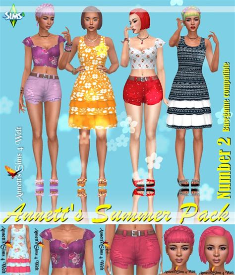 Annetts Sims 4 Welt Annetts Summer Pack Number 2