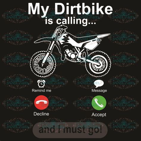 My Dirtbike Is Calling And I Must Go Svg Trending Svg Dirt Bike Svg
