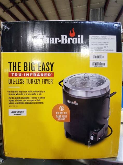 Char Broil 17102065 Oil Less Turkey Fryer Ebay